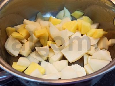 Sriuba-pyragas su ryžiais sultinyje Žingsnis 1