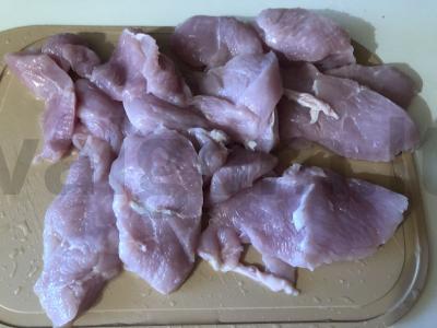 Kepta vištienos krūtinėlė su džiūvėsėliais Žingsnis 1