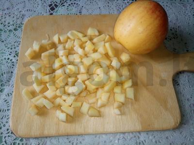 Obuolių sluoksniai su cinamonu Žingsnis 1