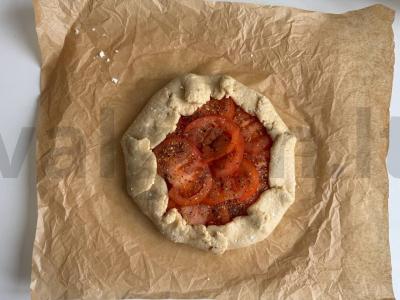 Varškės galeta su pomidorais ir fetos sūriu Žingsnis 5