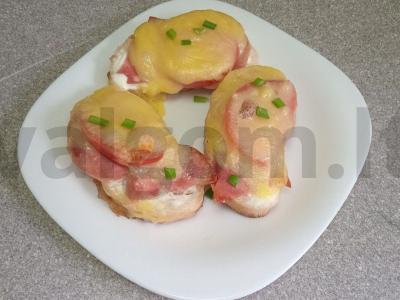 Karšti sumuštiniai iš ciabatta per 25 minutes pagrindine nuotrauka