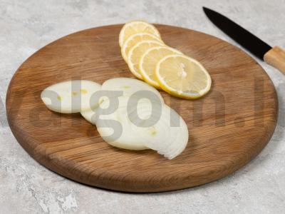 Skumbrija su citrina ir svogūnais orkaitėje Žingsnis 1