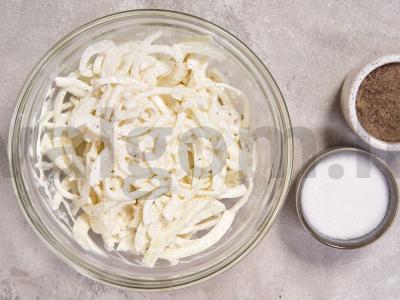 Ešerys su grietine ir svogūnais Žingsnis 3