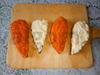 Užkandžių sumuštiniai „Morkos“ Žingsnis 4