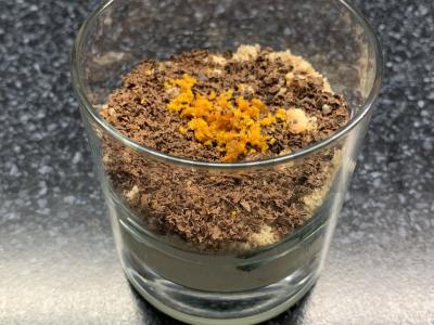 Desertas iš varškės sūrio, šokolado ir apelsino Žingsnis 7