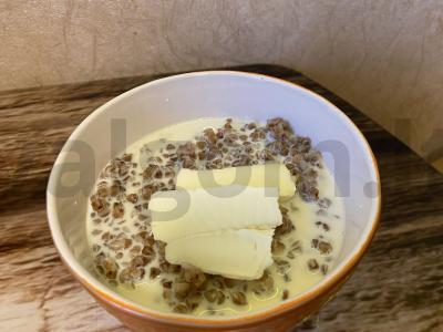 Grikių košė su figomis ir šokoladu Žingsnis 5