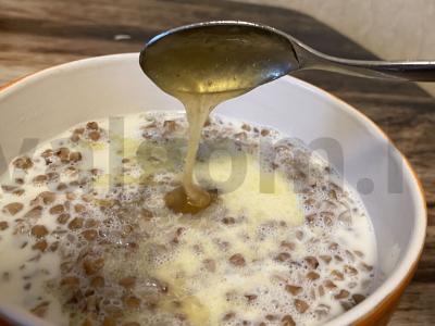 Grikių košė su figomis ir šokoladu Žingsnis 6