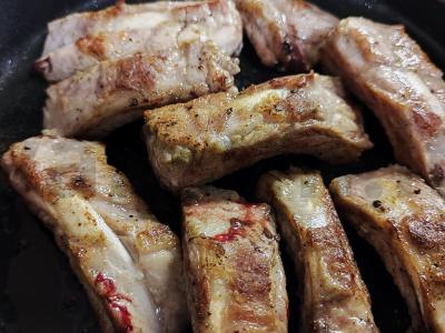 Kiaulienos šonkauliai su meksikietiška mišiniu Žingsnis 2