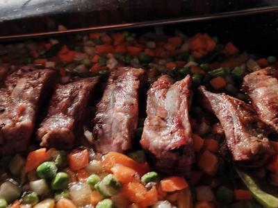 Kiaulienos šonkauliai su meksikietiška mišiniu Žingsnis 4