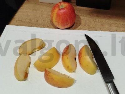 Naudingas arbata su obuoliu Žingsnis 2