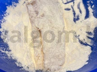 Menkių filė daržovių apdare Žingsnis 1