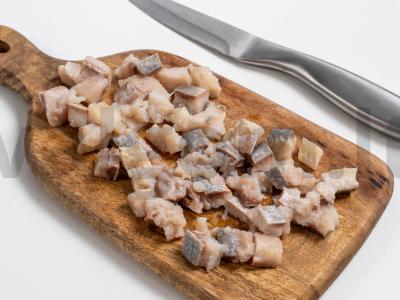 Salotas „Žuvis po kailiu“ Žingsnis 3