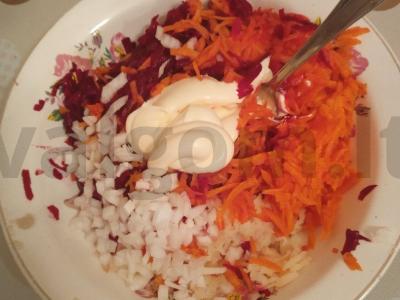 Salotas „Patingėjusi silkė po kailiu“ Žingsnis 5