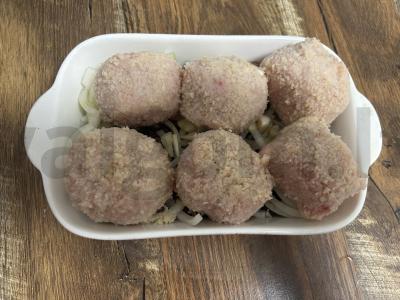 Kepti vištienos kotletai su grybais Žingsnis 4