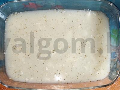 Įdaryti pipirai su žiediniais kopūstais orkaitėje Žingsnis 1