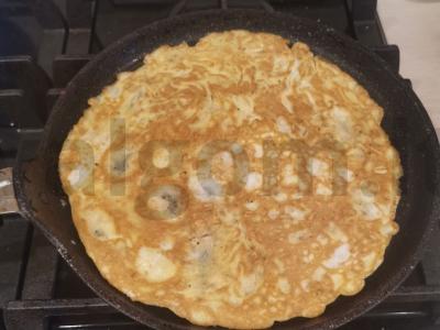 Avižų blynas su raudonąja ikra Žingsnis 5