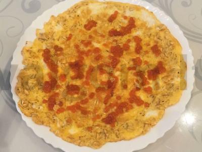 Avižų blynas su raudonąja ikra Žingsnis 7