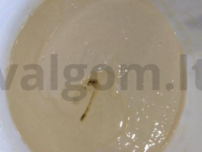 Švelnūs kokosų blynai su kefyru Žingsnis 5