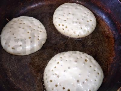 Švelnūs kokosų blynai su kefyru Žingsnis 6