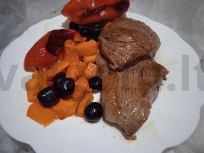 Jautienos steikas su keptomis daržovėmis Žingsnis 5