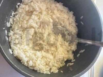 Ryžių košė „Aromatinga“ su vanile ir aviečių pastile Žingsnis 3