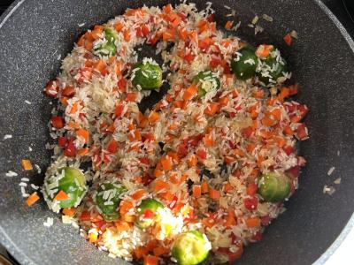 Aromatingas „Jasmin“ ryžiai su daržovėmis Žingsnis 3