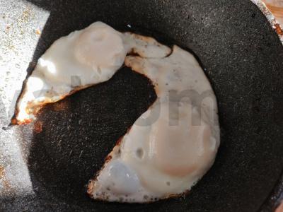 Sumuštinis su varške ir kiaušiniu pusryčiams Žingsnis 3