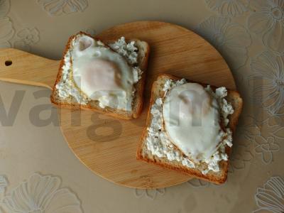 Sumuštinis su varške ir kiaušiniu pusryčiams Žingsnis 6