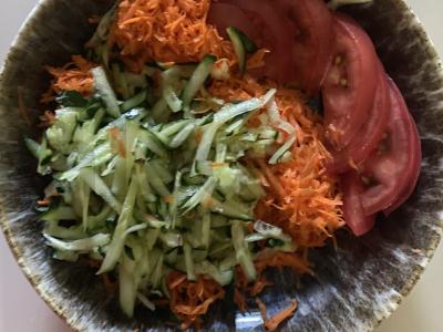 Pita su daržovėmis, mėsa ir olandišku sūriu Žingsnis 2