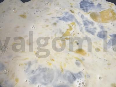 Omletas su špinatais ir pievagrybiais Žingsnis 5