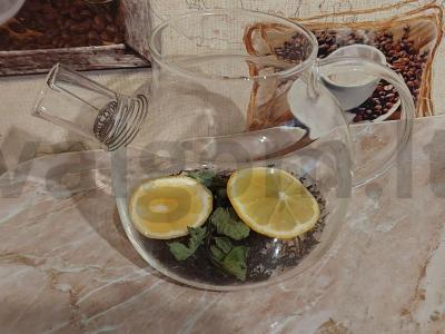 Arbata su medumi, citrina ir mėtomis Žingsnis 2