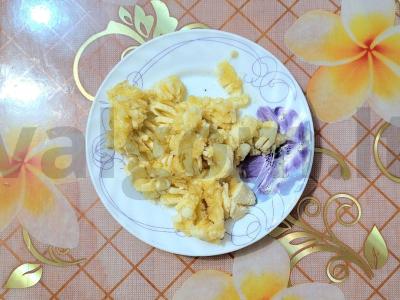 Bananų keksiukai su avižų miltais ir šokoladu Žingsnis 5