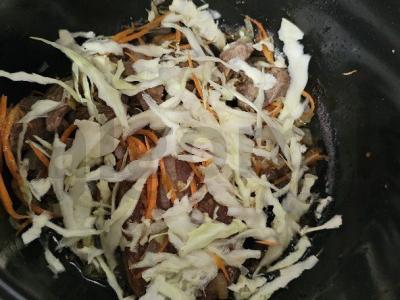 Bigusas lėkštėje su jautiena ir jūros kopūstais Žingsnis 4