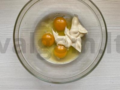 Rulėnas su lydytu sūriu Žingsnis 1