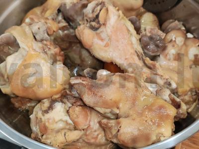 Namų šaltas želė su kiauliena ir kalakutiena Žingsnis 5