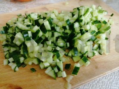 Salotos su tunu ir kukurūzais Žingsnis 3