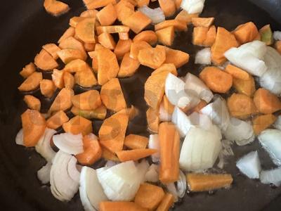 Plovas su jauna morkyte ir kalakutiena Žingsnis 2