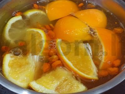 Šaltalankių-apelsinų gėrimas Žingsnis 5