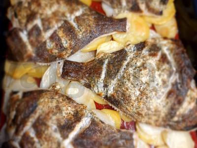 Plačiakė ant sluoksniuoto bulvių pagalvėlės Žingsnis 10