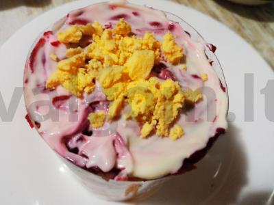 Salotas „Trys po kailiu“ Žingsnis 11