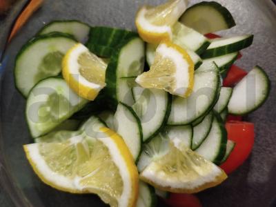 Lengvas salotas su citrina ir feta Žingsnis 4