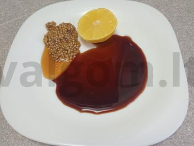 Salotos su aštuonkoju, mėlynėmis ir apelsinu Žingsnis 6