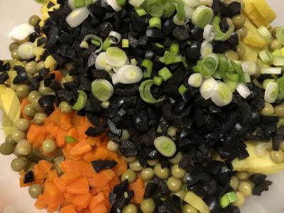 Olivje su dešra ir alyvuogėmis Žingsnis 11