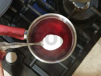 Šaldytų braškių kisielius Žingsnis 3