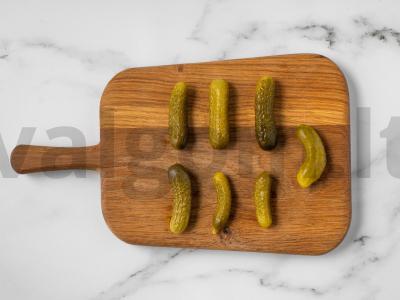 Aiškus daržovių salotas su brynza Žingsnis 5