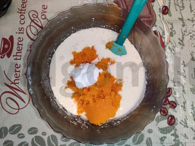 Švelnus pyragas su moliūgu Žingsnis 3