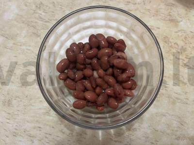 Kepti trikampiai su raudonųjų pupelių įdaru Žingsnis 3