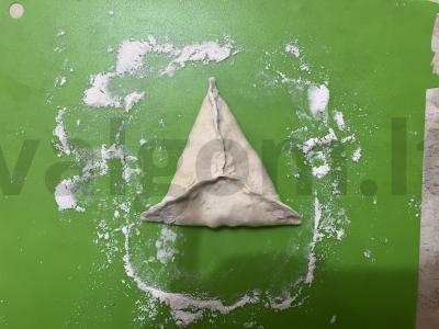 Kepti trikampiai su raudonųjų pupelių įdaru Žingsnis 11