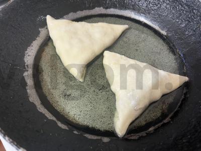 Kepti trikampiai su raudonųjų pupelių įdaru Žingsnis 14