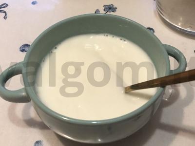 Kiselis su krakmolu iš vaisių sulčių Žingsnis 1